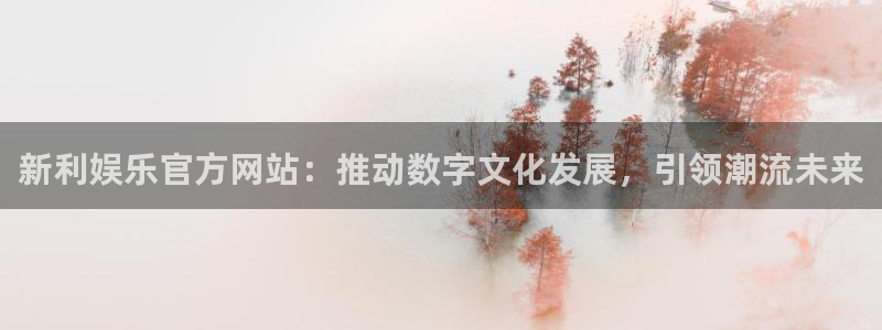 永盈welcome体育官网：新利娱乐官方网站：推动数字文化发展，引领潮流未来
