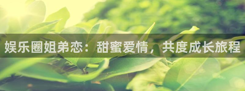 永盈welcome股份：娱乐圈姐弟恋：甜蜜爱情，共度成长旅程