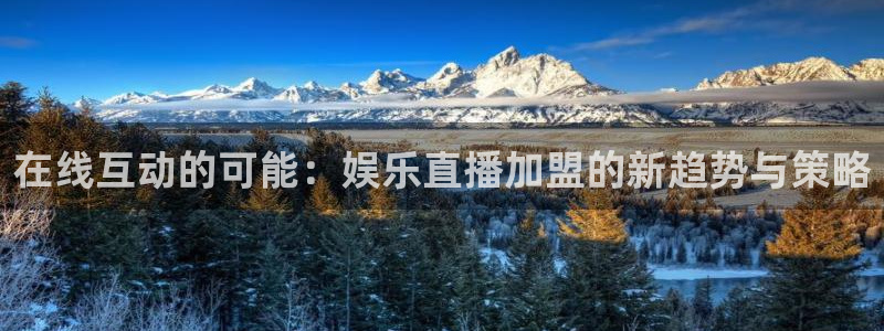永盈welcome体育f开户：在线互动的可能：娱乐直播加盟的新趋势与策略